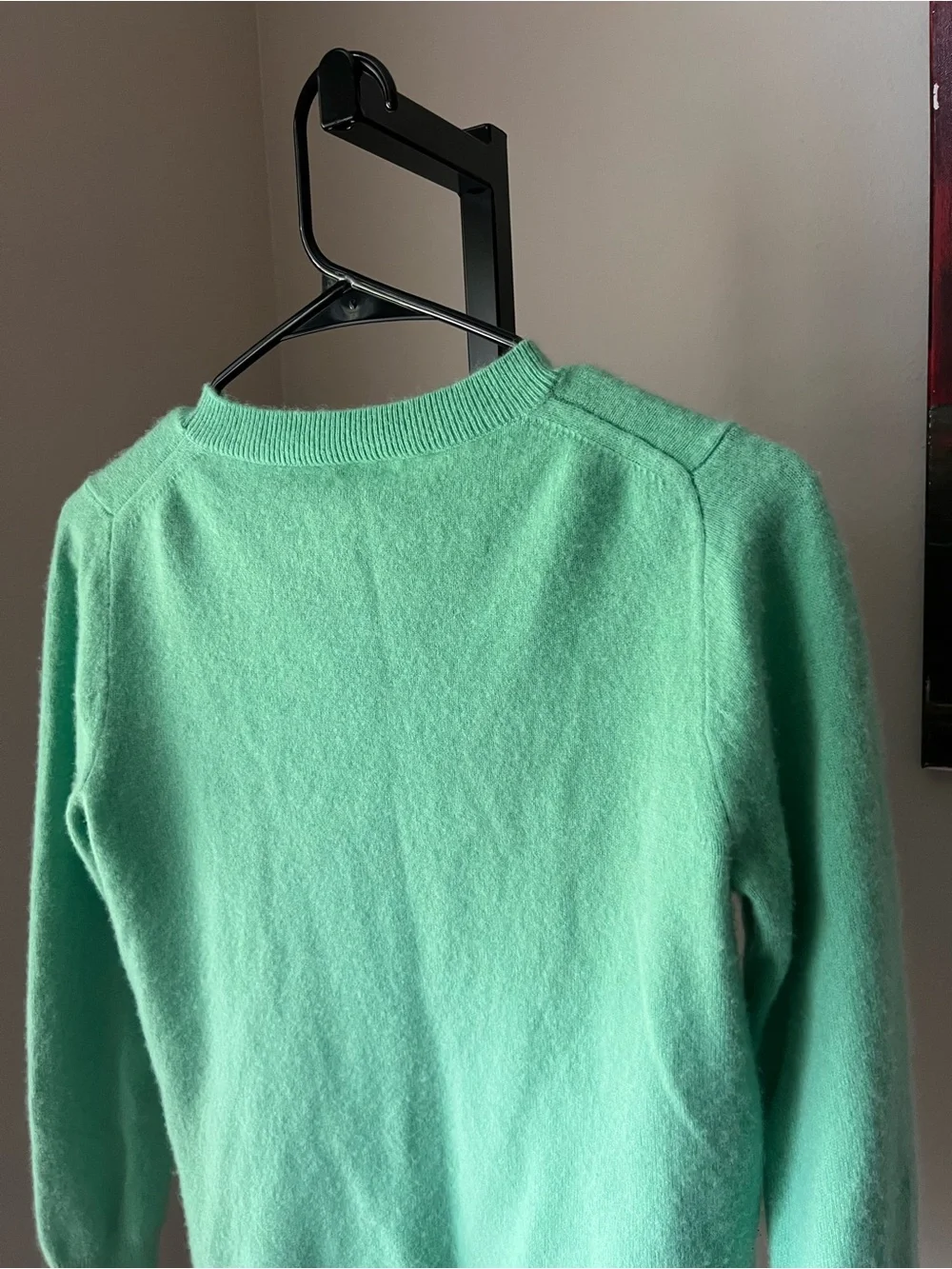 J.Crew 100% Cashmere Sweater Women's Size S Small Mint Green Crew Neck Pullover